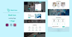 MediCare Medical Services Ready to use Elementor Landing Page Template