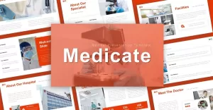 Medicate Medical Presentation PowerPoint template