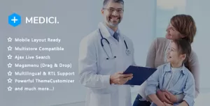 Medici - Medical Pharmacy and Healthcare Clinic PrestaShop Theme