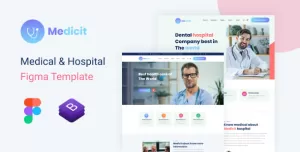 Medicit – Medical and Health Figma Template