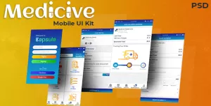 Medicive Mobile UI Kit with XD files