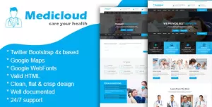 MediCloud - Health and Medical Template
