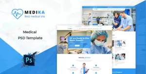 Medika – Health & Medical PSD Template