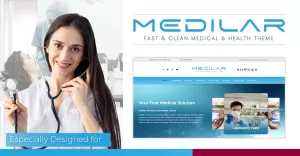 Medilar - Fast & Clean Medical & Health Clinic Wordpress Theme