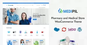 Medipil - Pharmacy and Medical Store WooCommerce Theme