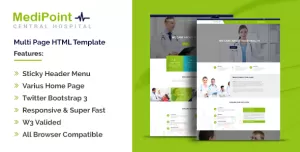 MediPoint  Responsive HTML5 Medical Template