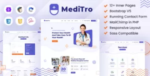 MediTro - Doctor, Medical & Healthcare Bootstrap 5 HTML Template