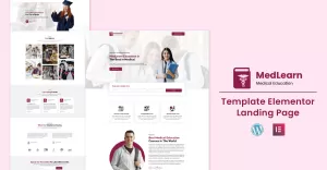 MedLearn - Medical Treatment and Education Elementor Landing Page