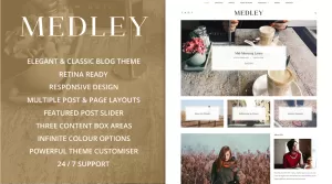 Medley - A Beautiful WordPress Blogging Theme - Themes ...