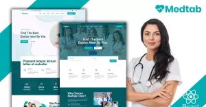 Medtab - Health Medical Clinic React JS Website Template
