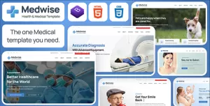 Medwise - Healthcare & Medical Bootstrap Template