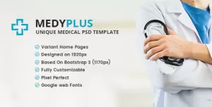 MedyPlus - Unique Medical & Health PSD Template