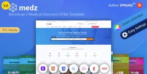 Medz - Medical Directory HTML Template