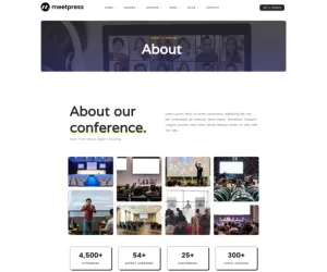 Meetpress - Event & Conference Elementor Template Kit