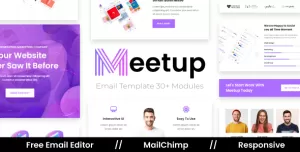 Meetup Agency - Multipurpose Responsive Email Template