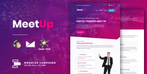 Meetup - Responsive Email for Meetups, Conferences & Events