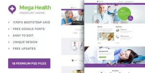 Mega Health : Theme for Health and Medical Centers