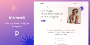 Mehedi - Personal Portfolio Figma Template