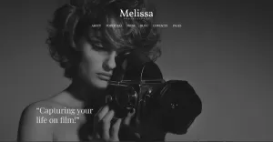 Melissa - Art & Photography & Photographer Portfolio & Photo Studio Responsive WordPress Theme