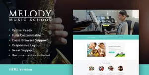 Melody  Music School HTML Template