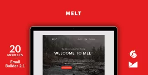 Melt Email Template + Online Emailbuilder 2.1