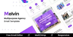 Melvin Agency - Multipurpose Responsive Email Template