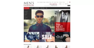 Men's Clothes ZenCart Template