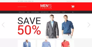 Men's Corporate Fashion Magento Theme - TemplateMonster