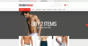 Mens Underwear ZenCart Template