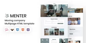 Menter - Moving Company HTML5 Template