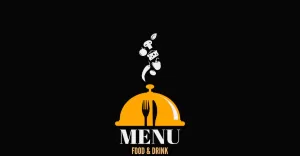 Menu Food and Drink Design Logo Template - TemplateMonster