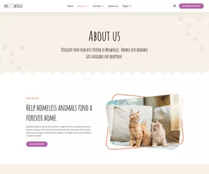 MeowVille - Animal Shelter & Cat Breeder Elementor Template Kit