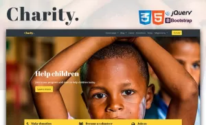 Mercury -  Charity and Nonprofit Website Template