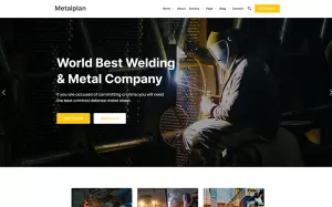Metalplan - Metal Company WordPress Theme - TemplateMonster