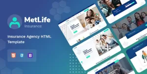 Metlife - Insurance Agency HTML Template