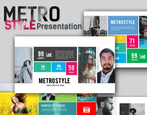 Metro Style Premium Presentation PowerPoint template