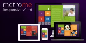 metroMe - Responsive vCard
