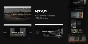 Miao - Ajax Portfolio Showcase HTML Template