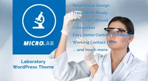 Microlab - Laboratory WordPress Theme