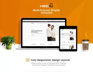Midelrs - Fashion eCommerce Shopify Theme - TemplateMonster