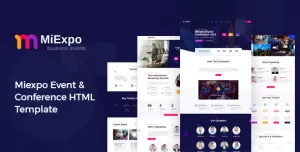 MiExpo  Event Conference HTML Template