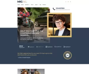 Mig - Law & Attorney Elementor Template Kit
