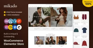 Mikado - Fashion Store WooCommerce Responsive Elementor Theme