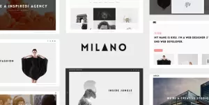 Milano  Creative Minimal Drupal Theme