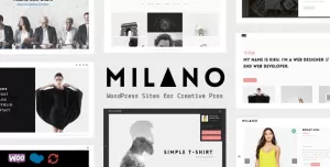Milano  Creative Minimal Portfolio & Photography WordPress Theme
