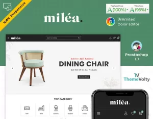 Milea Furniture Mega Store PrestaShop Theme - TemplateMonster