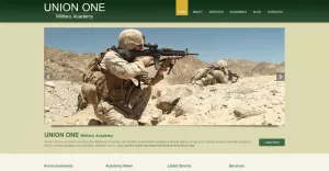 Military School Responsive WordPress Theme - TemplateMonster