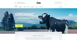 Milk Farm - Dairy Farm Website Template - TemplateMonster