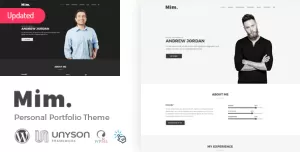 Mim - Personal Portfolio WordPress Theme