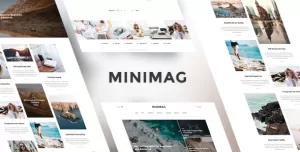 MINIMAG - Magazine & Blog PSD Template